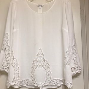 White lace top